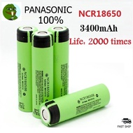 Panasonic NCR18650B 3400mAh 3.7V 18650 Rechargeable 100% NCR18650B 3.7v 18650 li ion battery Flat