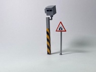 1/64 台灣測速照相機 場景配件套組