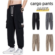 Bunched feet overalls for men Fashion Loose six 6 pocket pocket Tactical pants Casual cargo ship wor
