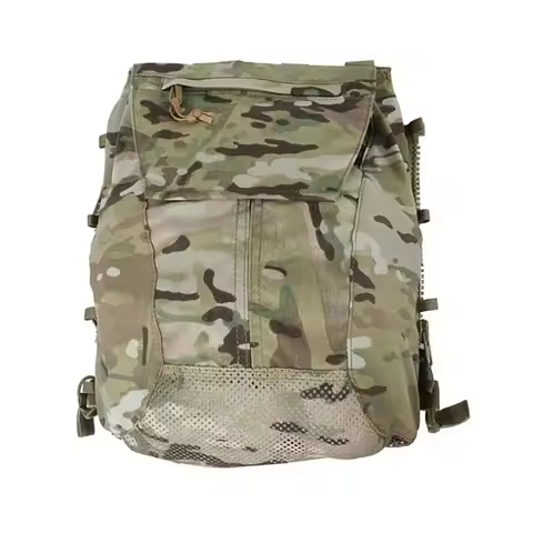 TMC-Tactical Zipper-on Panel Pouch, Multicam Vest, Plate Carrier Bag for Tactical Vest, CPC AVS JPC2