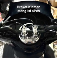 (4BAUT) Baut Probolt Stainless Breket Klem stang ADV PCX 150 PCX CBU PCX 160 model 2Kunci original H