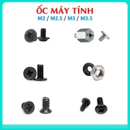 Package of 1 round screw M2 M2x3 M2x3.5 M2x4 M3x4 used to fix M2 Card, RAM, SSD hard drive