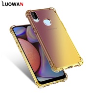 LUOWAN Gradient สำหรับ Huawei Nova 3i /P Smart Plus Gradient สีเคสโทรศัพท์ Ultra Slim Crystal Clear ป้องกัน TPU กันชนฝาหลังสำหรับ Huawei Nova 3i /P Smart Plus