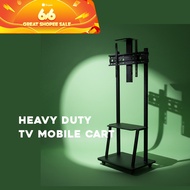 HEAVY DUTY TV stand with wheels table tv mobile cart commercial home 43 inch 86 inch TV bracket