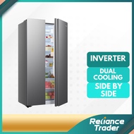 Hisense Side by Side Refrudgerator 620L RS666N4ACNIV Fridge Peti Sejuk