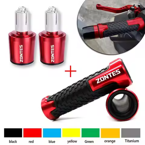 For ZONTES 368G 368D 368E 368M 368K 350D 350E 4 2025 CNC Motorcycle Accessories 7/8"22mm Handle grip