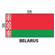 Belarus Flag 3x5ft, Bendera Belarus 3x5ft, Polyester