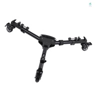 VX-600 Pro 3 Tripod Wheels Pulley Universal Folding Camera Tripod Dolly Base Stand w/ Nylon Carrying Bag Max. Load 20Kg