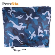 [PETSOLA] Waterproof UV Protection Boat Outboard Motor 2-5 Engine Cover Ocean Camo