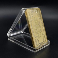 เหรียญทองคำแท่งชุบทอง24K แท่งขนาด10000ดอลลาร์สหรัฐพร้อมกล่องของขวัญ