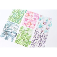 Floral Page Page PP Tab For Handcuff Book A4 A5 A6