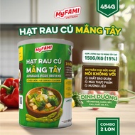 [Free 1 pack] Combo of 2 cans of 454G MyFAMI Asparagus Vegetable Seed Cooking Seasoning 15% vegetabl