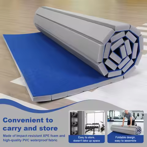 Sturdy Foam Wrestling Mat 118.11x70.87x1.57in Extra Thick Exercise Mats with Grippy Surface for MMA 