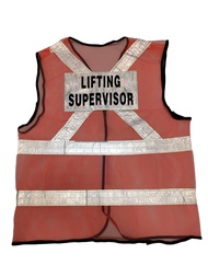 SAFETY VEST WITH RIGGER SIGNALMAN/SAFETY VEST WITH LIFTING SUPERVISOR/SAFETY VEST SAFETY WORKER