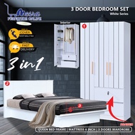 MESRA-3 Door Bedroom Set