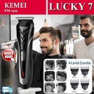 ( F ) Kemei KM 1419 3in1 Electric Hair Clipper / KM 1407 / KM 1418 Beard Mustache Trimmer ( BUTAMI F
