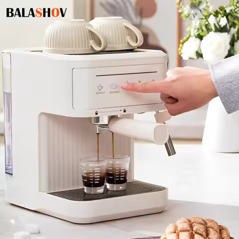 Electric Italian Coffee Machine 20 Bar Professional Expresso Coffee Maker Automatic Semi Automatic E