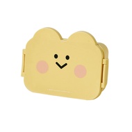 Bento Box Trẻ Em Hình Ếch Chất Liệu Plastik Dung Tích 1900ml Hình Thoi Thương Hiệu Moxie Sản Xuất Tạ