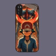 HW-25 Pokemon Pikachu Glass Glass Casing for Samsung A51 A03S 166mm 164mm M02S A02S A71