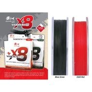 Strike 2 Vertex 838 Benang 8x Sulam High Quality Fishing Braided 100% PE Fiber