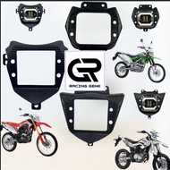 Pm motor (CARBON VERSION) CRF KLX WR LAMP COVER FRONT HEADLAMP CASING TRAIL WR155