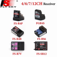 FLYSKY FS-R4P FS-R4B FGR4S BS6 FS-R7V FS-SR12 4/6/7/12CH 2.4GHz PWM Receiver For RC Car Vehicles Boa