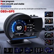 【ITSOK】CBW P6 GPS Car OBD OBD2 Meter Digital Scanner Alarm Speed Gauge display Hud Water temp RPM tu