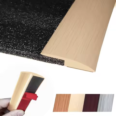 1PC 1M Floor Transition Strip SelfAdhesive Flat Laminate Floor Cover Strip Wide Transition Edge Stri