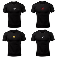 Compression Shirt Gym Fitness Short Sleeve Baselayer Shirt for Men and Women