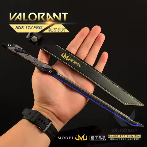 30cm Valorant Game Peripherals RGX 11Z PRO Graphics Card Straight Knife with Leather Tabletop Orname