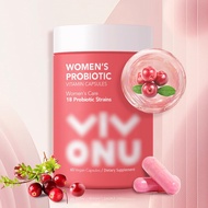 Women's Probiotic Prebiotics蔓越莓女性益生菌胶囊AW515#.