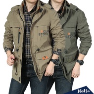 [HeHa] Hooded Military Uniform Hiking Uniform Quick-Drying Jacket Four-Color Hiking Jacket Military 
