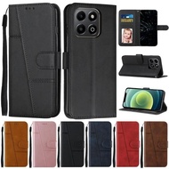 For Honor X6b Case Flip Wallet Book Cover For Honor X6a Case Honor X5b Plus Case Leather Protective 