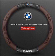 6D Carbon Fiber Leather Protective Car Steering Wheel Cover for BMW E46 E90 E60 E39 F30 E36 F10 F20