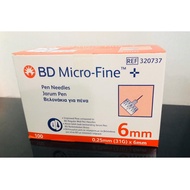 BD Micro-Fine Insulin Pen Needle 31G x 6mm (10'S)