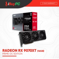 ASUS PRIME Radeon RX 9070 XT OC Edition 16GB GDDR6 Graphics Card