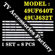 NEW 1 SET 49UJ632T 49UF640T LG 49 INCH LED TV BACKLIGHT ( LAMP TV ) 49UJ632 49" LG LED BACKLIGHT 49U