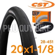 Tire & Bicycle Inner Tube 20x1-1/8 CST (28-451)