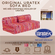 【hot sale】 Uratex Sofa Bed Full Double Size With Free Pillow (6x54x73)