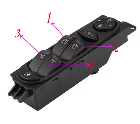 Window Control Regulator Switch button for Mercedes Benz Viano Vito W639 A6395451313 Auto Accessorie