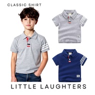 Little Laughters Polo Shirt for Kid Boy Formal Costume for Kid Boys Party Outfit Korean Fashion Kid