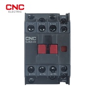 CNC CJX2i AC Contactor 3P 220V 50/60Hz 1NC+1NO Din Rail Mounted Household Modular 9A/12A/18A/25A/32A