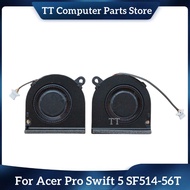 uuiw TT New Original Laptop CPU GPU Cooling Fan For Acer Pro Swift 5 SF514-56T N21H2 Cooler DC5V 4pin
