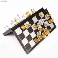 JINSIHU Magnetic Chess Set, Folding Magnet International Chess, Portable 25/32cm Chessboard Portable