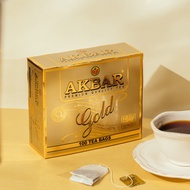 Akbar Premium Ceylon Tea Gold Tea (100 Teabags, Strings & Tags) (for cafe/restaurant/office/parties/
