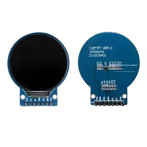 1.28 Inch 4 Wire SPI Interface TFT LCD Module Color Round Screen Display Adapter PCB Board RGB 240*2