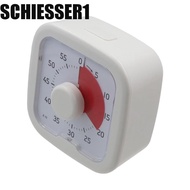 SCHIESSER1 Visual Timer, Silent 60-Minute Countdown Timer, Convenient Visualization with Stand Time 