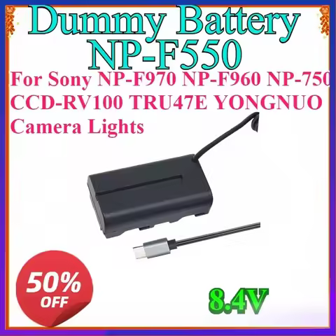 Battery NP Sony New NP-F550 NP-F330 NP F550 NP F330 Dummy Battery 2600mAh for Sony NP-F970 NP-F960 N