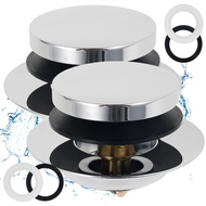 Bathroom Sink Stopper Pop Up Sink Drain Strainer Sink Drain Stopper for Drainage Holes 1.5 to 1.72 F