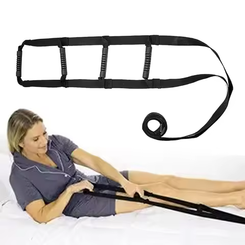 Bed Ladder Assist Strap Sit Up Pull Up Handle Rope Ladder Nylon with 4 Handle Bed Rail Assist Device